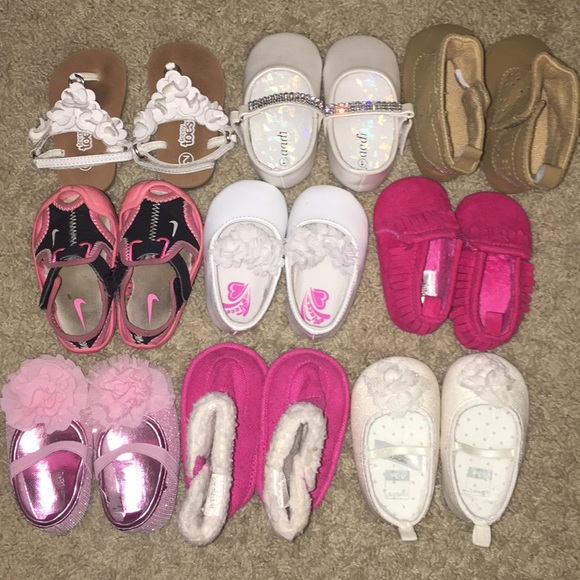 baby girl nike shoes size 1